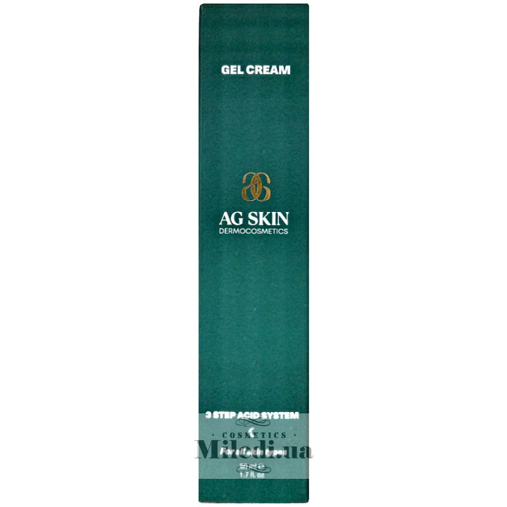 Гель-крем з азелогліцином та ретинолом AG SKIN For Acne Gel Cream Azeloglycine Retinol, 50 мл