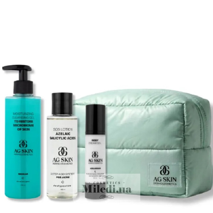 Комплексный набор AG SKIN Противовоспалительный, 50 мл + 100 мл + 230 мл