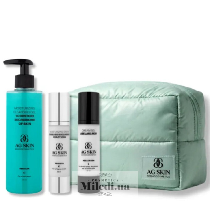 Комплексный набор AG SKIN Контроль воспалений, 50 мл + 50 мл + 230 мл