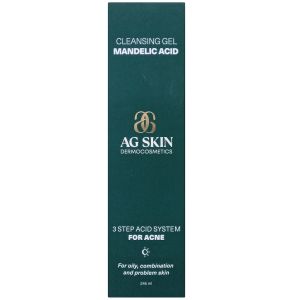 Очищающий гель с миндальной кислотой AG SKIN For Acne Cleansing Gel Mandelic Acid Проф