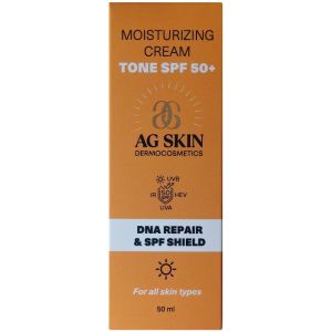 Солнцезащитный увлажняющий крем с тоном AG SKIN Moisturising Cream Tone SPF50+ 50 мл