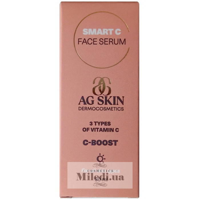 Сыворотка с тремя видами витамина C AG SKIN Smart C 3 Types of Vitamin C Face Serum 30 мл