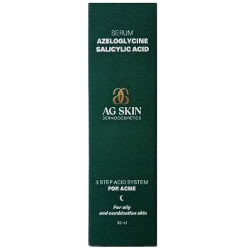 Сыворотка с азелоглицином и салициловой кислотой AG SKIN For Acne Serum Azeloglycine Salicylic Acid 30 мл