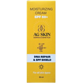 Солнцезащитный увлажняющий крем с SPF50+ AG SKIN Moisturising Cream SPF50+ 50 мл