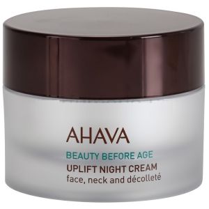 Крем ліфтинговий нічний для обличчя шиї і декольте Ahava Beauty Before Age Uplifting Night Cream For Face Neck & Decollete 50 мл