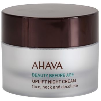 Крем лифтинговый ночной для лица шеи и декольте Ahava Beauty Before Age Uplifting Night Cream For Face Neck & Decollete 50 мл