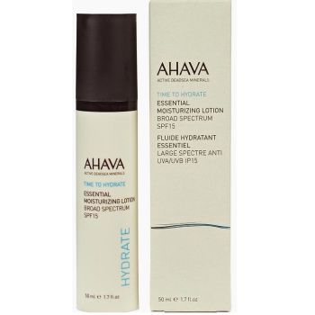 Легкий увлажняющий крем для лица Ahava Time to Hydrate Essential Moisturizing Lotion Broad Spectrum SPF15 50 мл