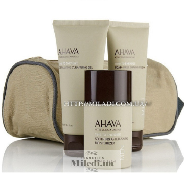 Набор мужской для путешествий Ahava Travel Kit For Men, 100ml + 50ml + 100ml