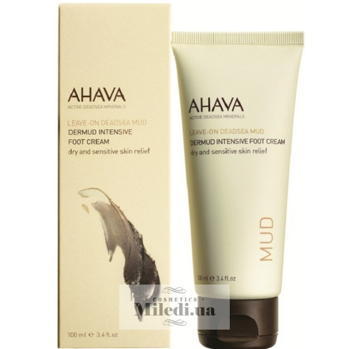 Активный крем для ног Ahava Dermud с грязью Мертвого моря, 100 мл