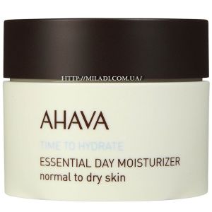 Денний зволожуючий крем для нормальної та сухої шкіри Ahava Time to Hydrate Essential Day Moisturizer Normal to Dry Skin 50 мл