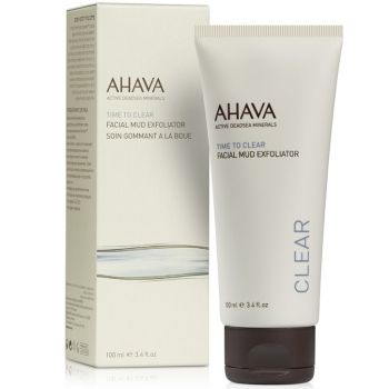 Відлущуючий грязьовий пілінг для обличчя Ahava Time To Clear Facial Mud Exfoliator 100 мл
