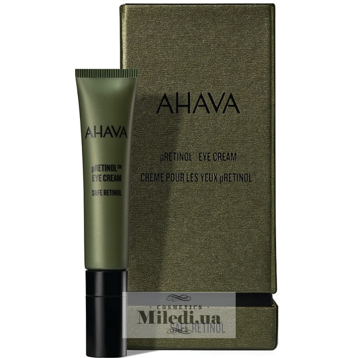 Крем Ahava для шкіри навколо очей з безпечним ретинолом, 15 мл