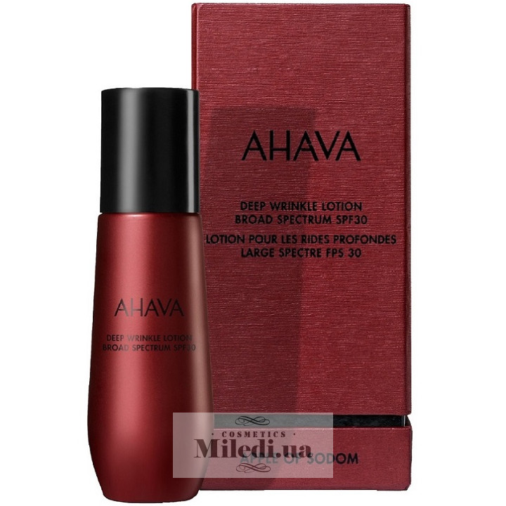 Лосьйон проти глибоких зморшок Ahava Apple of Sodom SPF30, 50 мл