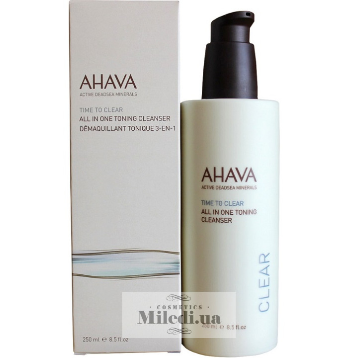 Засіб тонізуючий очищаючий Ahava все в одному, 250 мл