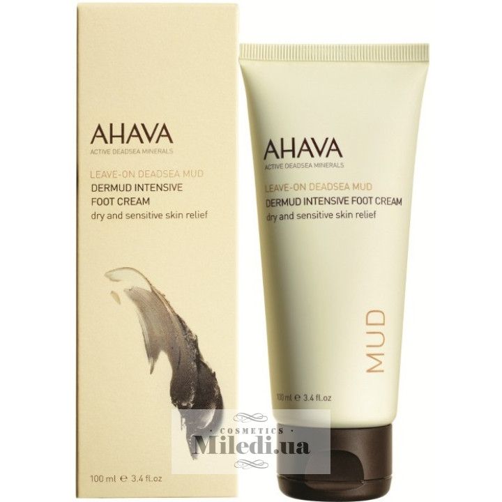 Активный крем для ног Ahava Dermud с грязью Мертвого моря, 100 мл