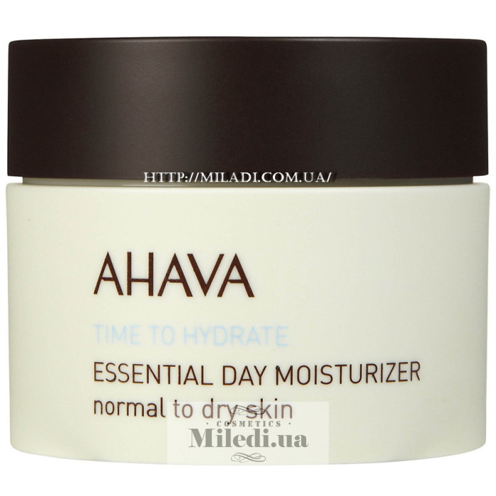 Дневной увлажняющий крем для нормальной и сухой кожи Ahava Time to Hydrate Essential Day Moisturizer Normal to Dry Skin 50 мл
