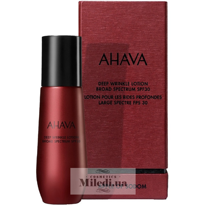 Лосьон против глубоких морщин Ahava Apple of Sodom SPF30, 50 мл