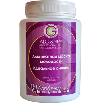 Альгинатная маска молодости Идеальное сияние ALG & SPA Professional Line Collection Eternal Youth Peel off Mask