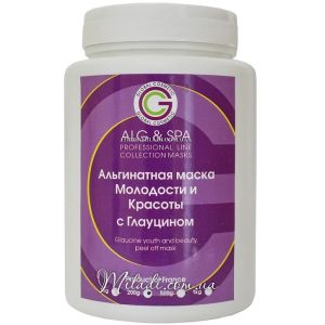 Альгінатна маска молодості і краси з глауцином ALG & SPA Glaucine Youth And Beauty Peel off Mask