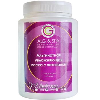 Альгінатна маска з хітозаном зволожуюча ALG & SPA Professional Line Collection Chitosan Peel off Mask