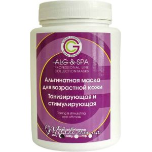 Альгинатная маска Тонизирующая и стимулирующая ALG & SPA Professional Line Collection Tonic and Stimulating Peel off Mask