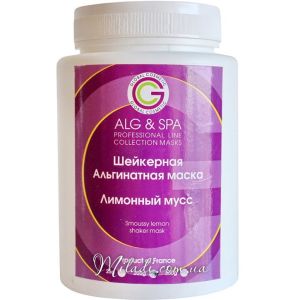 Шейкерная альгинатная маска Лимонный мусс ALG & SPA Professional Line Collection Smoussy Lemon Shaker Mask