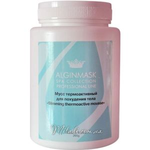 Термоактивный мусс для похудения Elitecosmetic Alginmask Slimming Thermoactive Mousse