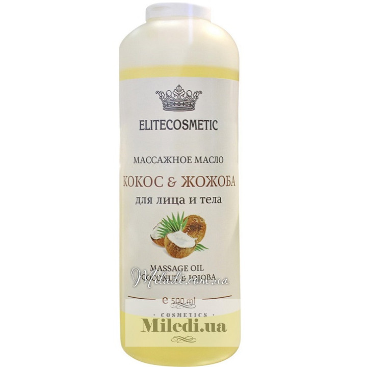 Массажное масло Elitecosmetic Alginmask «Кокос и жожоба», 500 мл