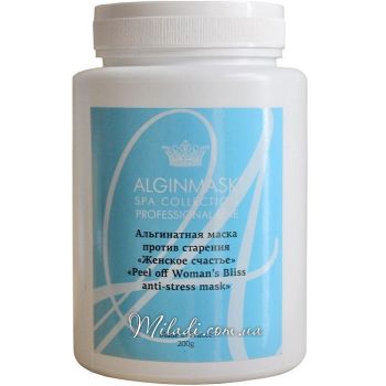 Альгинатная маска Антистресс Elitecosmetic Alginmask Peel Woman`s Bliss Antistress Mask