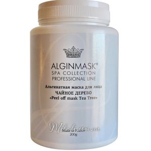 Альгинатная маска для лица Чайное дерево Elitecosmetic Alginmask Peel off Mask Tea Tree