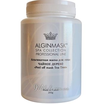 Альгінатна маска для обличчя Чайне дерево Elitecosmetic Alginmask Peel off Mask Tea Tree