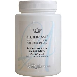 Альгинатная маска для декольте и шеи Elitecosmetic Alginmask Peel Off mask Decollete & Neck