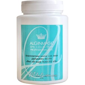 Альгинатная маска для лица Дыхание моря Elitecosmetic Alginmask Peel off Mask Marine Silt