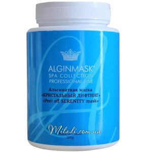 Альгинатная маска Кристальный лифтинг Elitecosmetic Alginmask Peel off Serenity Mask