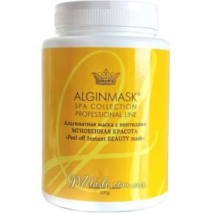 Альгинатная маска с пептидами Мгновенная красота Elitecosmetic Alginmask Peel off Instant Beauty Mask