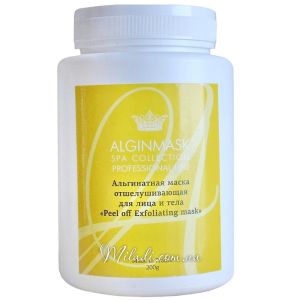 Альгинатная маска для лица Отшелушивающая Elitecosmetic Alginmask Peel off Exfoliating Mask
