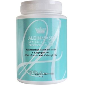 Альгинатная маска с хлорофиллом Elitecosmetic Alginmask Peel off mask with Chlorophyll
