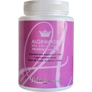 Альгинатная маска против старения Протеины икры Elitecosmetic Alginmask Peel off Caviar Mask