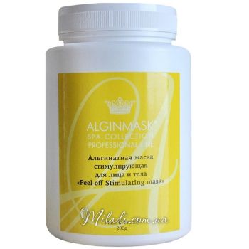 Альгинатная маска для лица Стимулирующая Elitecosmetic Alginmask Peel off Stimulating Mask