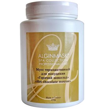 Обертывание мусс термоактивный Горячий шоколад Elitecosmetic Alginmask Hot Chocolate Mousse