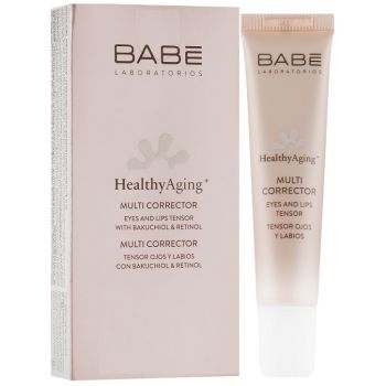 Мультикорректор с антивозрастным эффектом для кожи вокруг глаз и губ Babe Laboratorios Healthy Aging Multi Corrector 15 мл