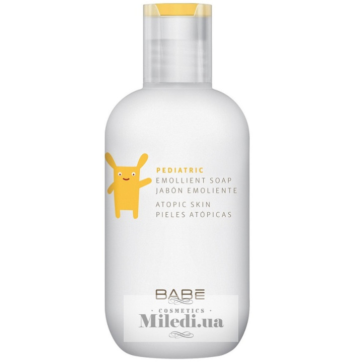 Дитяче мило для душу Babe Laboratorios Pediatric Emollient Soap, 200 мл