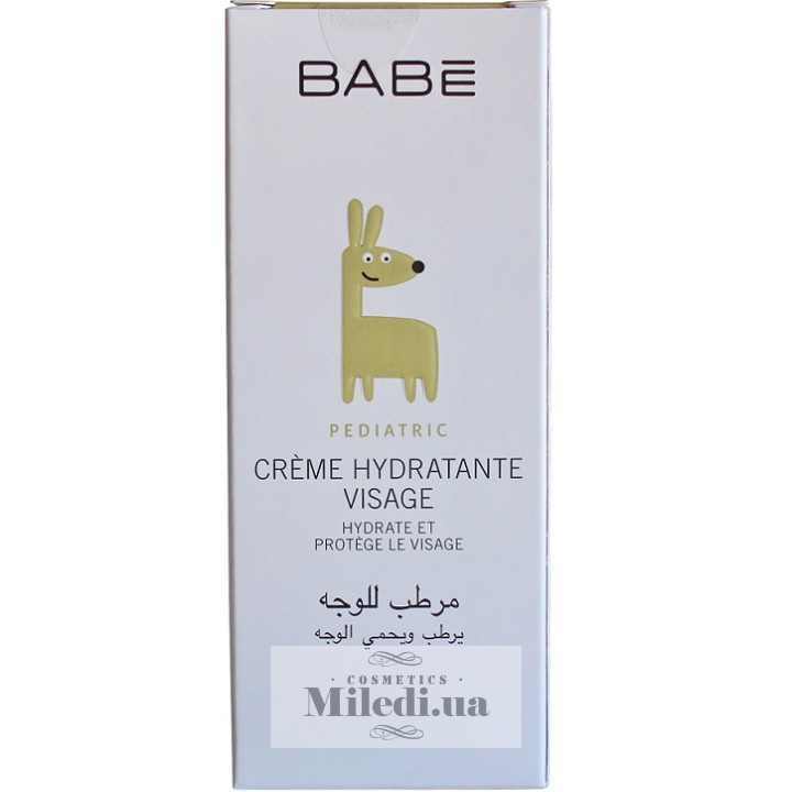 Крем зволожуючий дитячий Babe Laboratorios Pediatric Facial Moisturiser, 50 мл