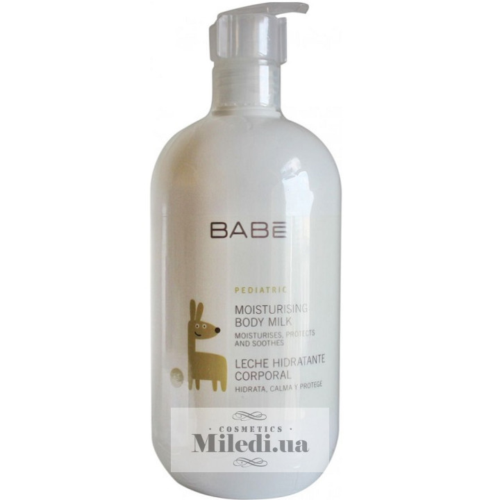 Зволожуюче молочко Babe Laboratorios Pediatric Moisturising Body Milk, 500 мл