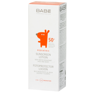 Солнцезащитный лосьон для детей Babe Laboratorios Pediatric Sunscreen Lotion SPF50+ 100 мл