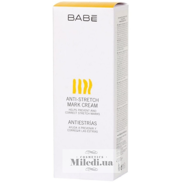 Крем для тіла від розтяжок Babe Laboratorios Anti-Stretch Mark Cream, 200 мл