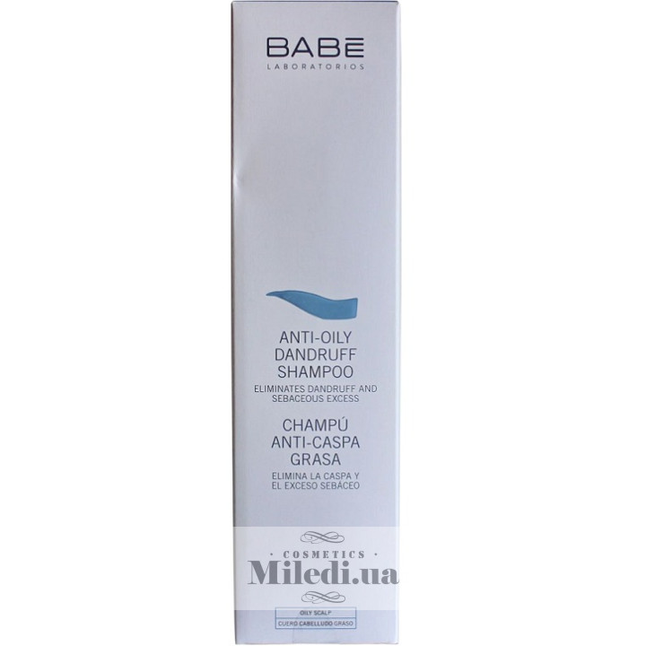 Шампунь против перхоти Babe Laboratorios для жирной кожи головы, 250 мл