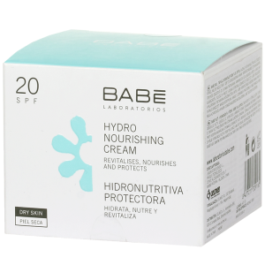 Зволожуючий живильний крем для обличчя Babe Laboratorios Hydronourishing Cream SPF20 50 мл