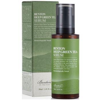 Зволожуюча сироватка з екстрактом зеленого чаю Benton Deep Green Tea Serum 30 мл
