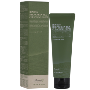 Очищаюча пінка з екстрактом зеленого чаю Benton Deep Green Tea Cleansing Foam 120 мл